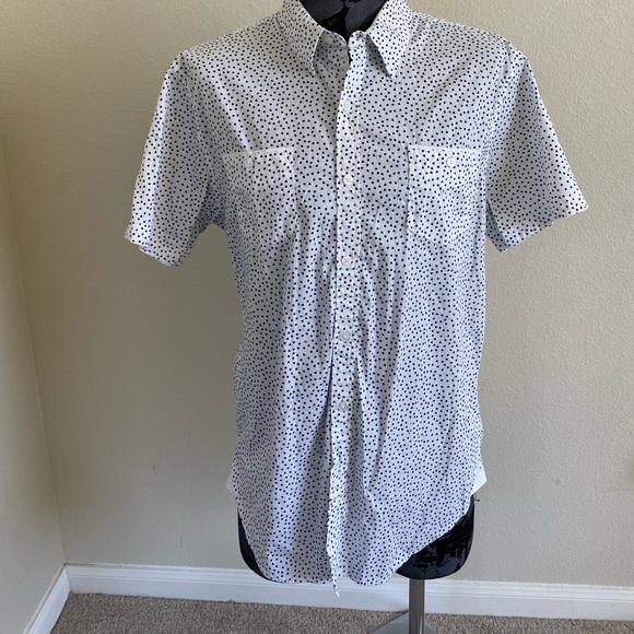 paper denim and cloth stretch slim fit shirt